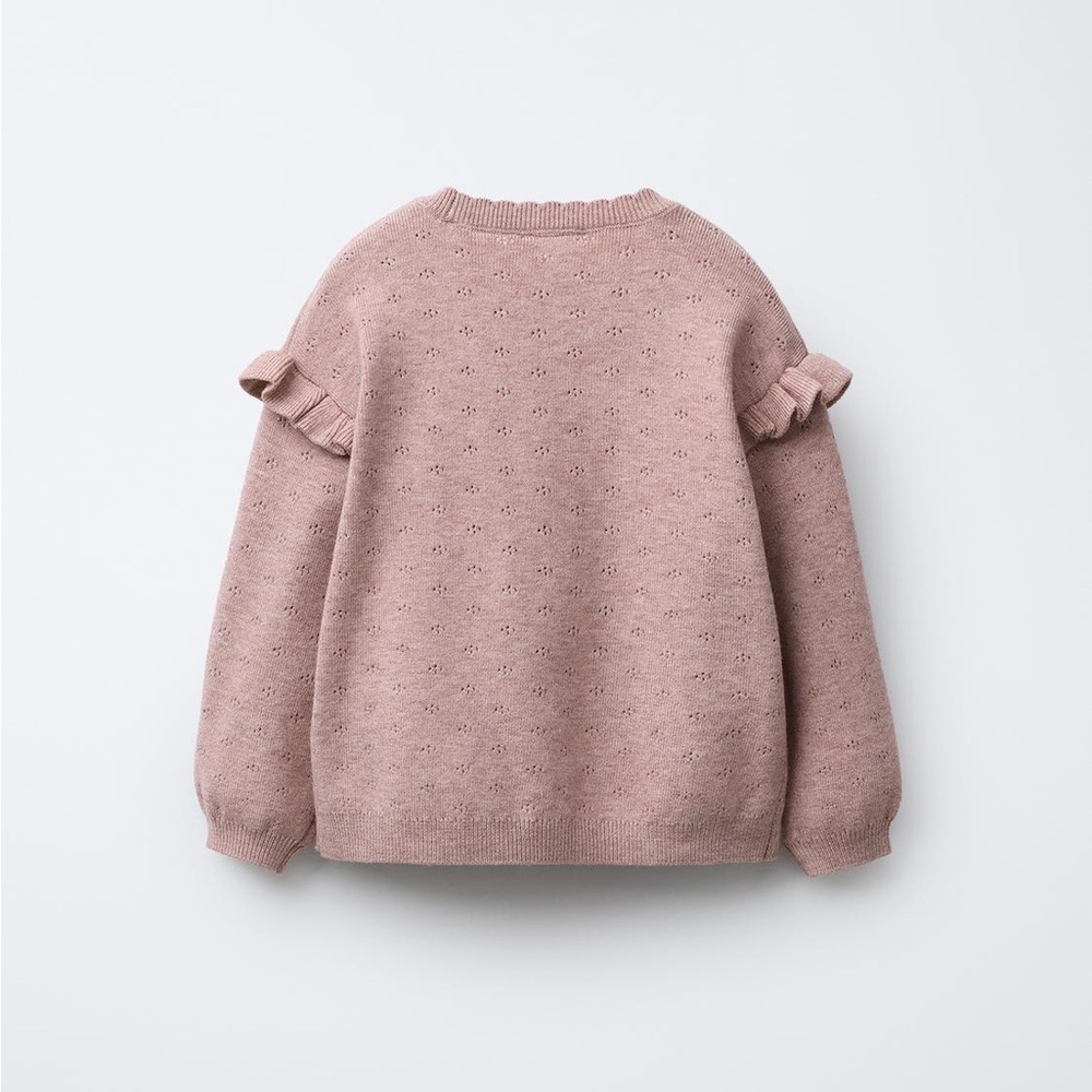 Zara Toddler Pink Knit Sweater Set - Picture 4 of 10
